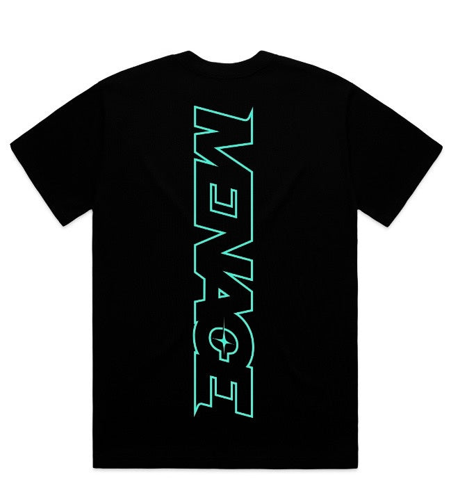 Mens Teal Team Menace Racing Div Classic Tee