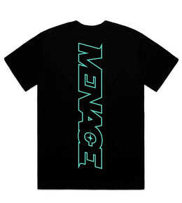 Team Menace Racing Div Classic Tee - Blk/Teal [Men's]