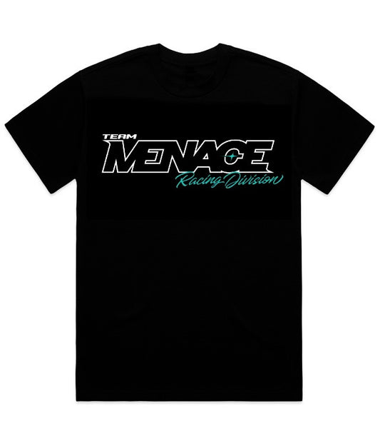 Mens Teal Team Menace Racing Div Classic Tee