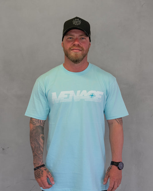 Group A Tee - Lagoon Blue