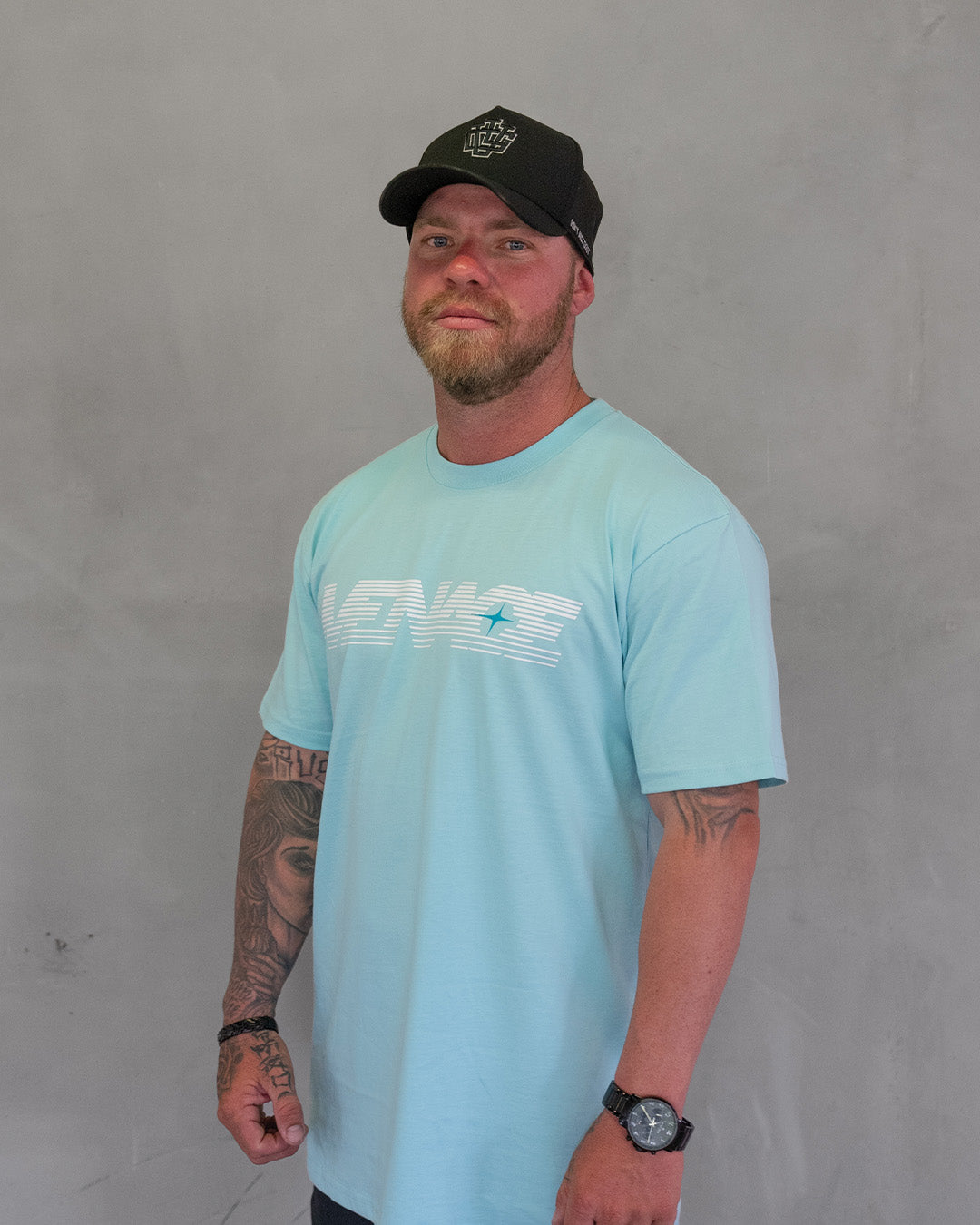 Group A Tee - Lagoon Blue