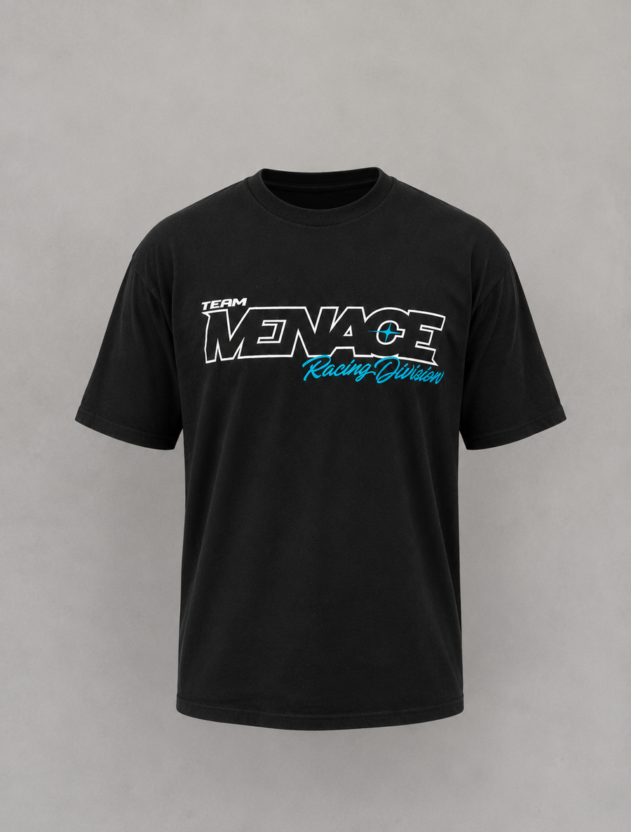 Team Menace Racing Div Classic Tee - Blk/Teal [Men's]
