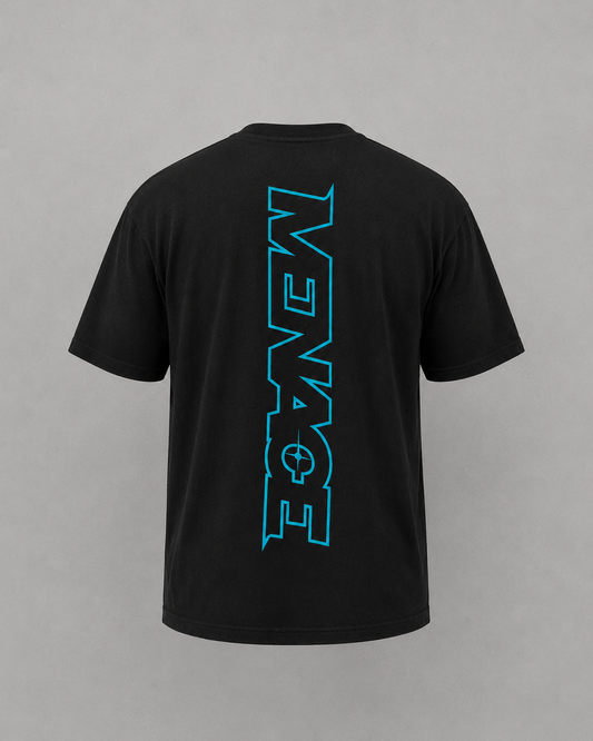 Team Menace Racing Div Classic Tee - Blk/Teal [Men's]