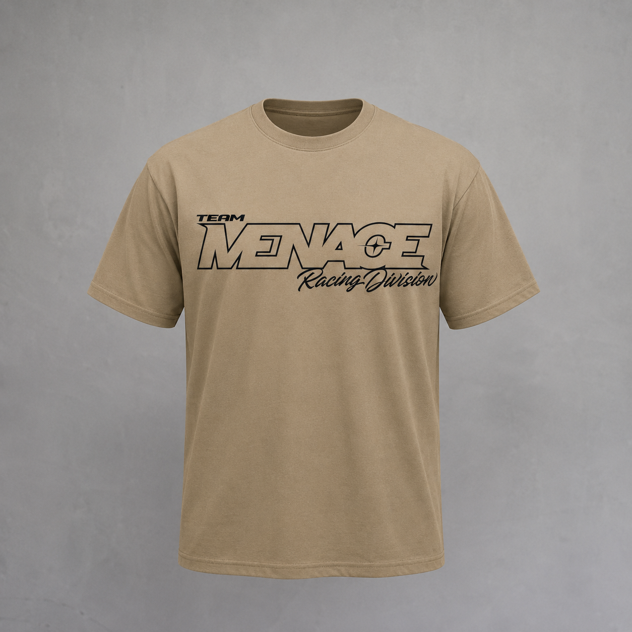 Team Menace Racing Div Classic Tee - Tan