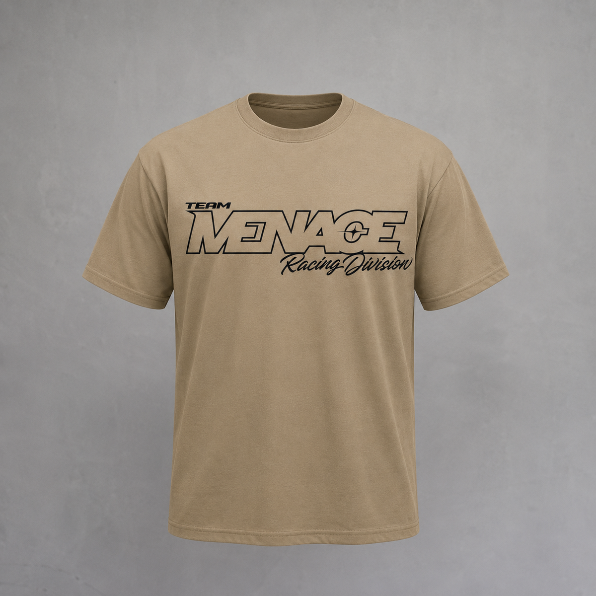Team Menace Racing Div Classic Tee - Tan