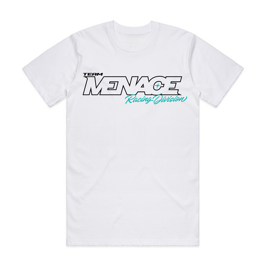 Team Menace Racing Div Classic Tee (WHITE BASE)