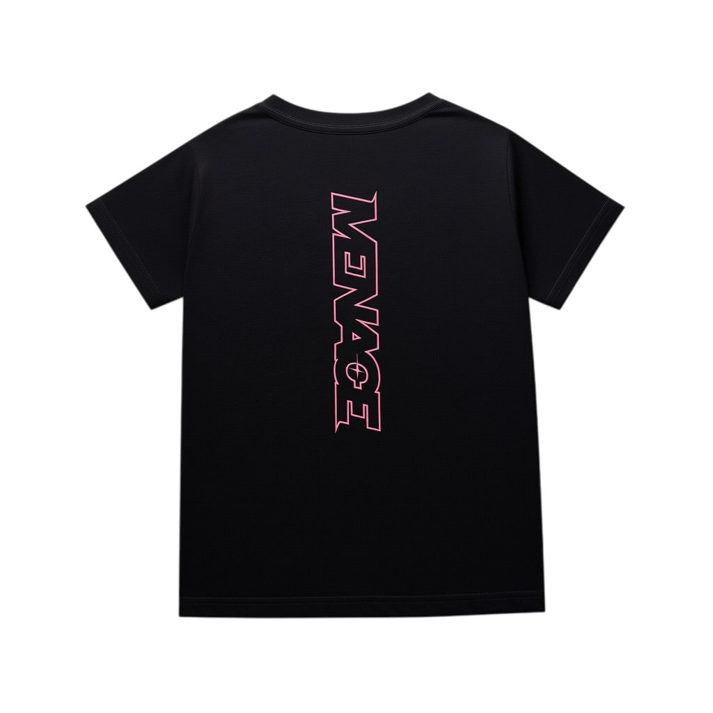 *NEW* Kids Team Menace Racing Division Tee - Black/Pink