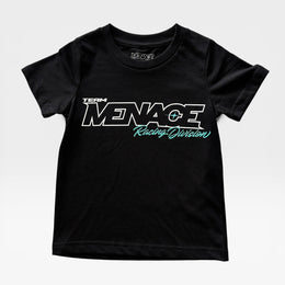 *NEW* Kids Team Menace Racing Division Tee - Black/Teal