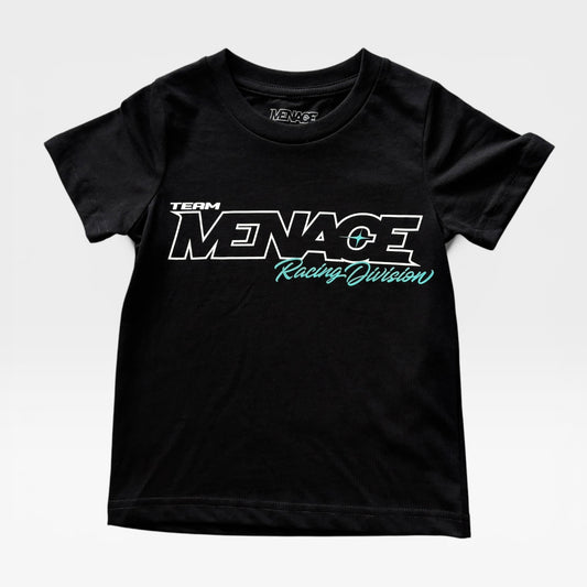 *NEW* Kids Team Menace Racing Division Tee - Black/Teal
