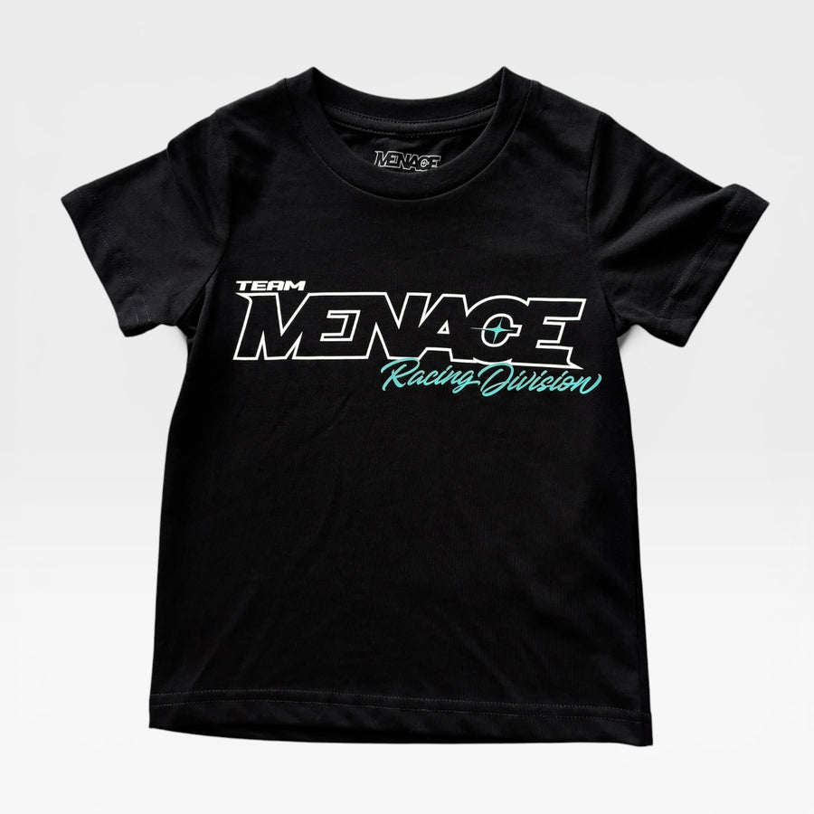 *NEW* Kids Team Menace Racing Division Tee - Black/Teal