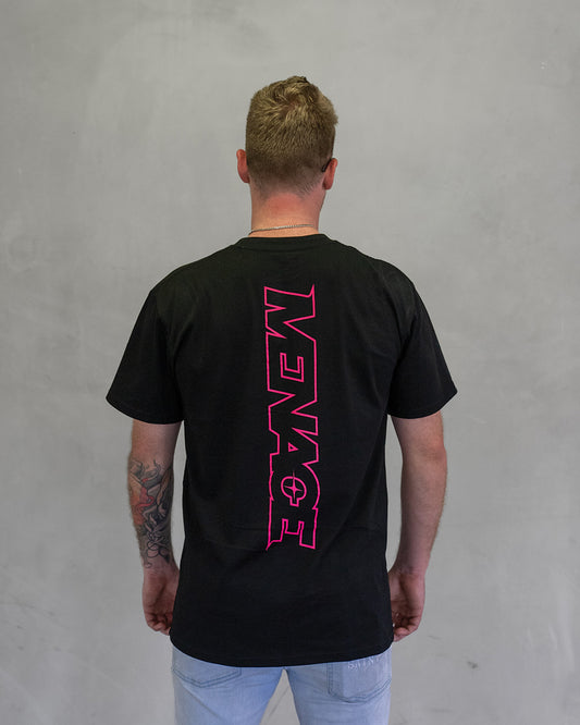Team Menace Racing Div Classic Tee - Blk/Pink [Men's]