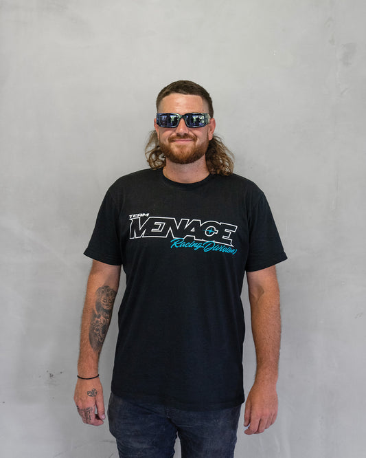 Team Menace Racing Div Classic Tee - Blk/Teal [Men's]