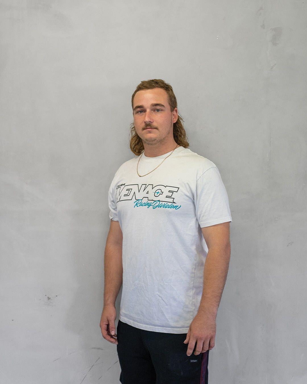 Team Menace Racing Div Classic Tee (WHITE BASE)